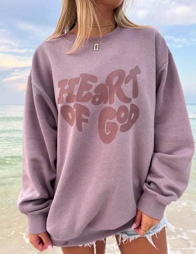 Heart of God Unisex Crewneck Christian Sweatshirt