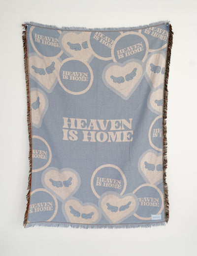 Heaven Is Home Throw Blanket Christian Home Decor