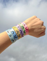 Elevated Faith Highs and Lows Tie-Dye Bracelet Pack Christian Wristband