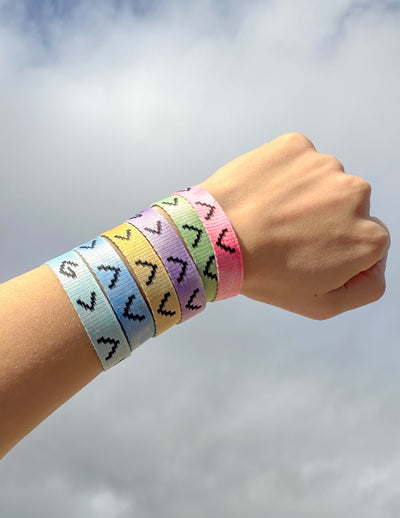 Elevated Faith Highs and Lows Tie-Dye Bracelet Pack Christian Wristband