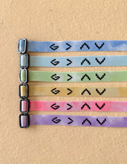 Elevated Faith Highs and Lows Tie-Dye Bracelet Pack Christian Wristband