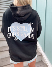 In God's Hands Unisex Hoodie Christian Sweatshirt