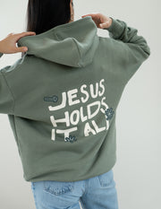 Jesus Holds It All Unisex Hoodie Christian Sweatshirt