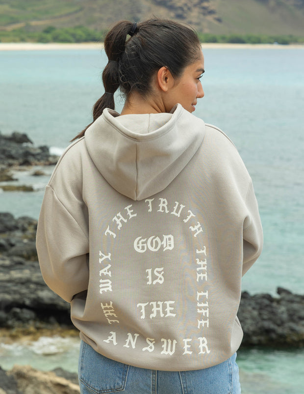 Jesus Saves Grey Unisex Hoodie Christian Sweatshirt