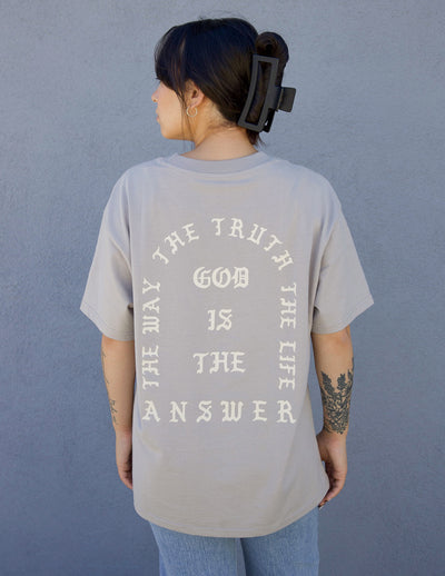 Jesus Saves Grey Unisex Tee Christian T-Shirt