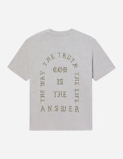 Jesus Saves Taupe Unisex Tee Christian T-Shirt