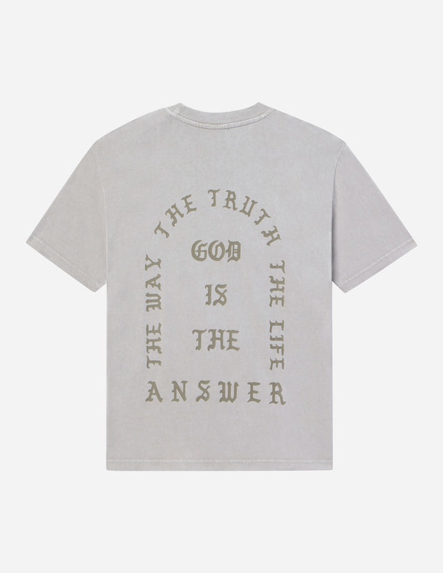 Jesus Saves Taupe Unisex Tee Christian T-Shirt