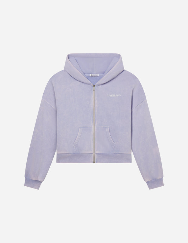 Kingdom Club Lavender Full-Zip Hoodie Christian Jacket