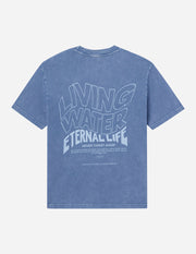 Living Water Blue Unisex Tee Christian T-Shirt