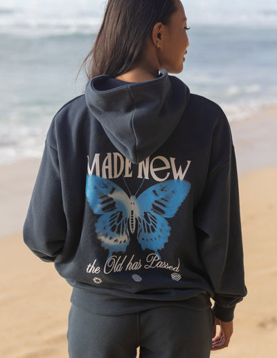 Made New Butterfly Unisex Hoodie Christian Sweatshirt