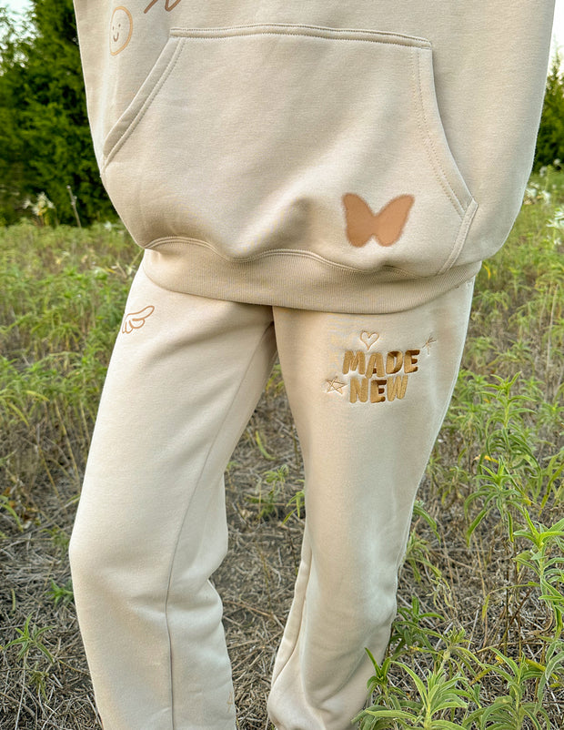 Made New Cream Unisex Sweatpant Christian Jogger