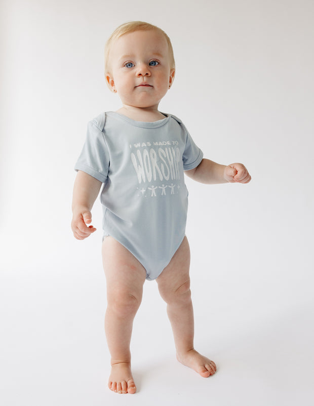 Made To Worship Onesie Christian Baby Clothes