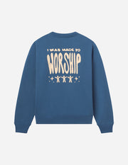 Made to Worship Unisex Crewneck Christian Sweatshirt