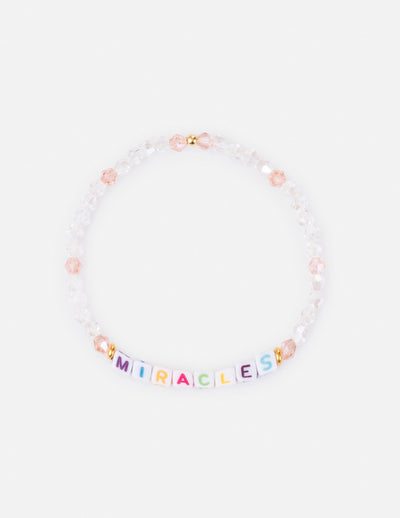 Miracles Letter Bracelet Christian Jewelry