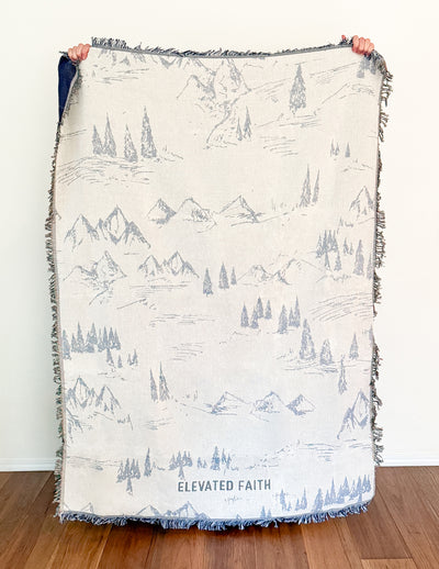 Mountainscape Throw Blanket Christian Home Decor