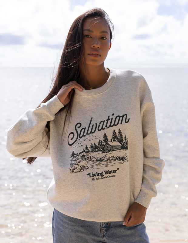 Salvation Unisex Crewneck Christian Sweatshirt