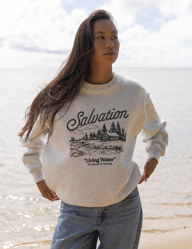 Salvation Unisex Crewneck Christian Sweatshirt