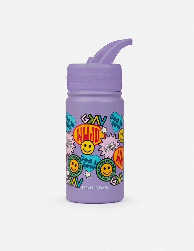 Sticker Collage Kids Water Bottle Christian Accessories