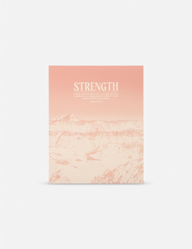 Strength Print Christian Home Decor