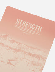 Strength Print Christian Home Decor