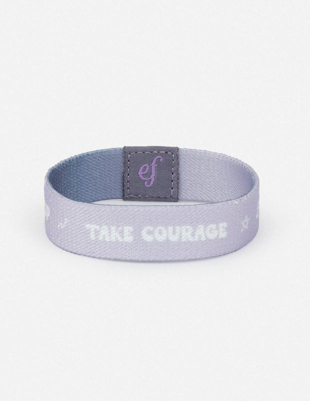 Take Courage Reversible Wristband Christian Bracelet