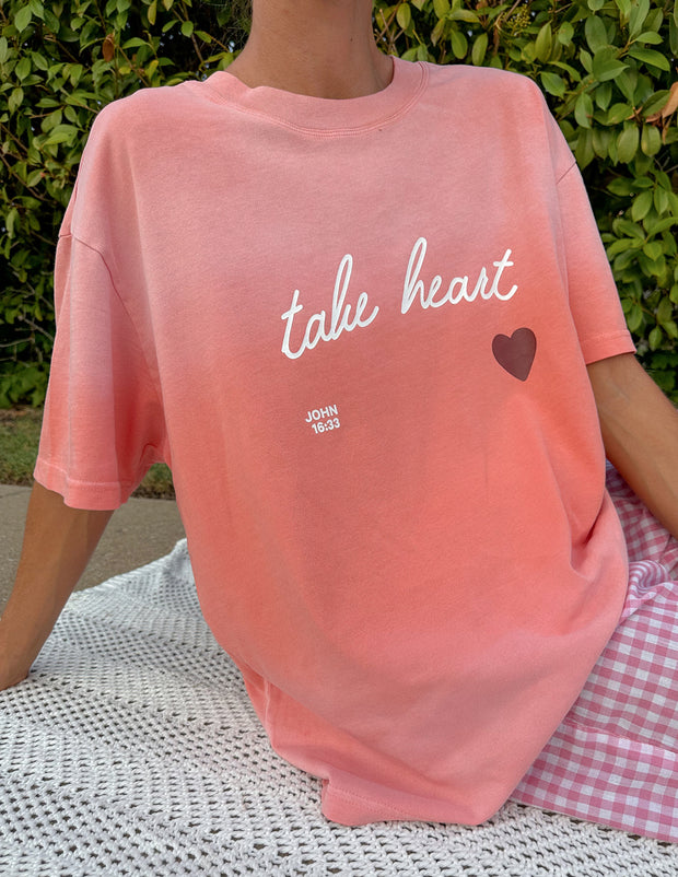 Take Heart Unisex Tee Christian T-Shirt