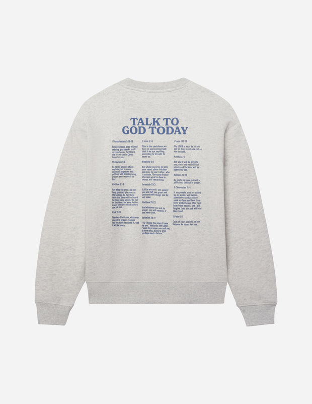 Talk to God Unisex Crewneck