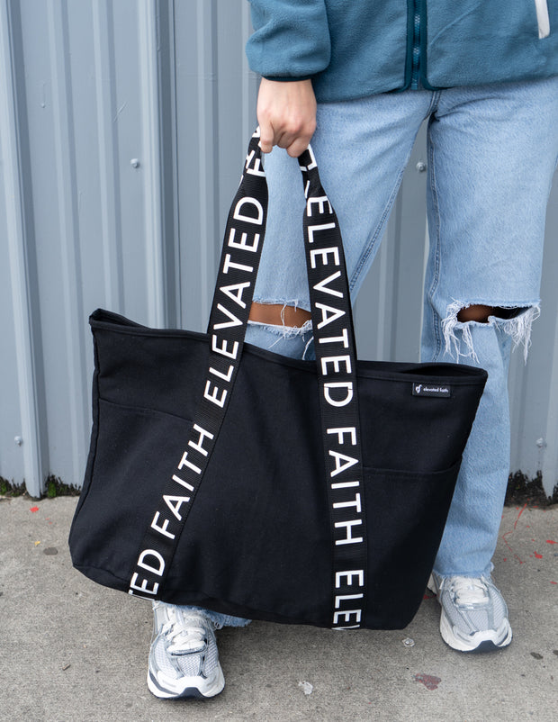 The Large Everyday Black Tote Christian Accessories