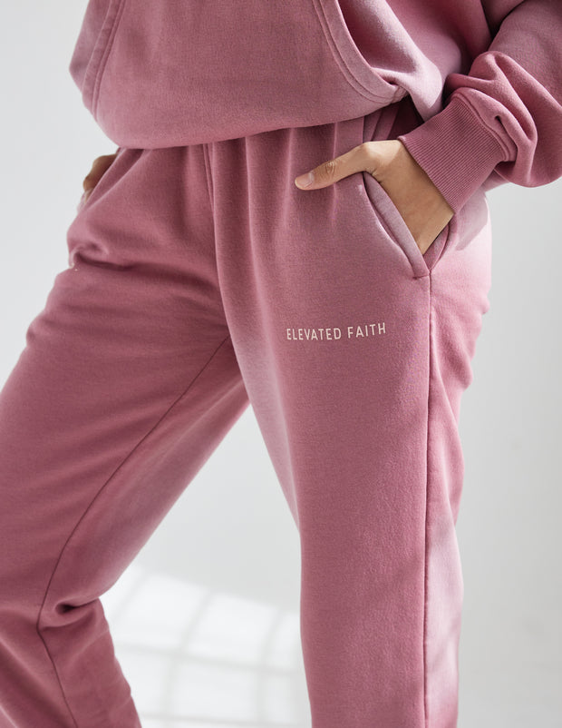 WWJD Pink Unisex Sweatpant Christian Jogger