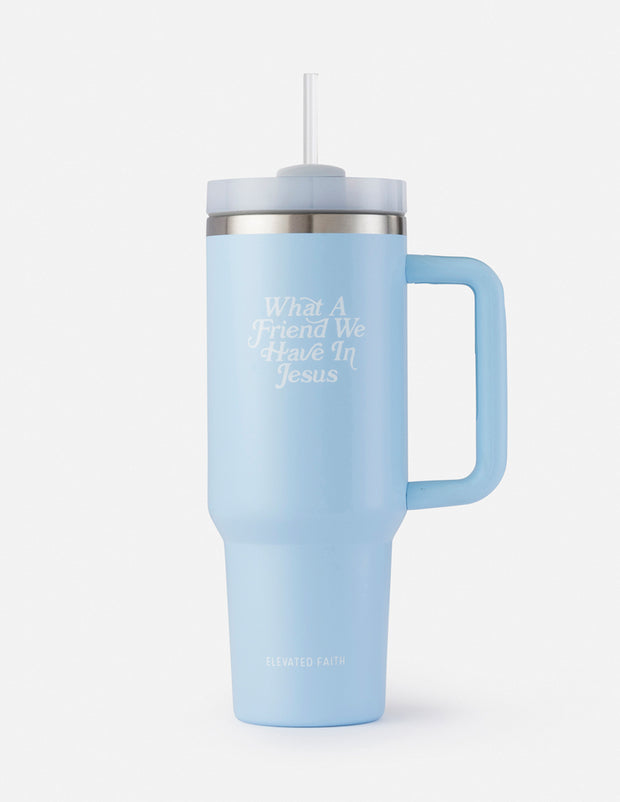 What a Friend in Jesus 40 oz Tumbler Christian Tumblers