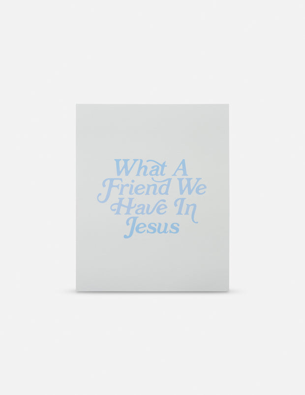 What a Friend in Jesus Print Christian Home Decor