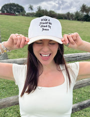 What a Friend in Jesus Trucker Hat Christian Accessories