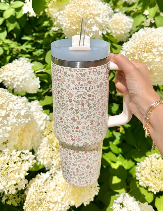 Wildflower 40 oz Tumbler Christian Tumblers