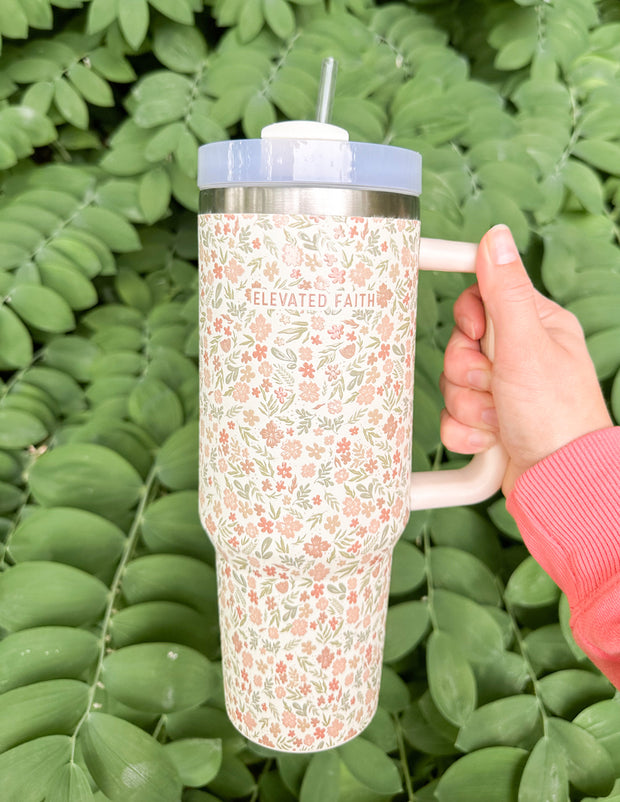 Wildflower 40 oz Tumbler Christian Tumblers