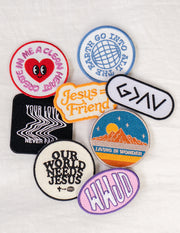 Love Never Fails Christian Patch