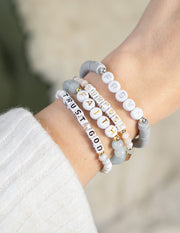 Trust God Christian Letter Bracelet