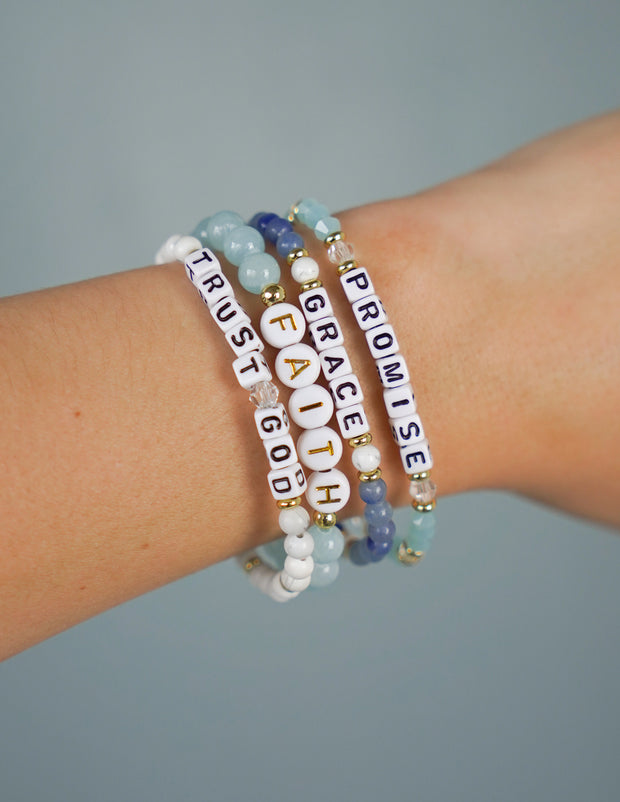 Grace Christian Letter Bracelet