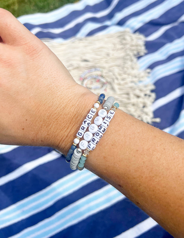 Grace Christian Letter Bracelet