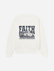 Faith Can Move Mountains Unisex Crewneck Christian Sweatshirt