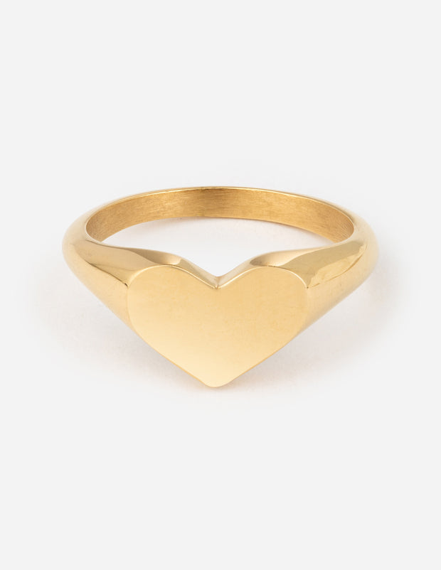 Heart Statement Christian Ring