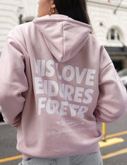 His Love Endures Forever Unisex Hoodie Christian Sweatshirt