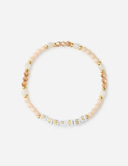 Purpose Christian Letter Bracelet