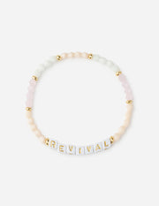 Revival Christian Letter Bracelet