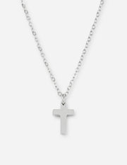 Silver Cross Christian Necklace