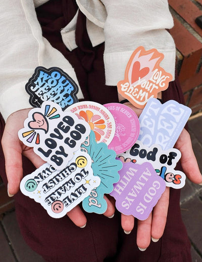 Elevated Faith Mystery Sticker 4-Pack Christian Sticker