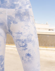 Elevated Faith Blue Tie-Dye Legging Christian Legging