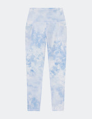 Elevated Faith Blue Tie-Dye Legging Christian Legging