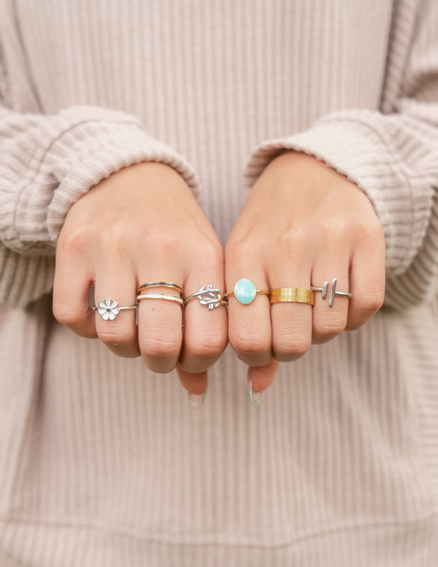 Elevated Faith Daisy Ring Christian Ring