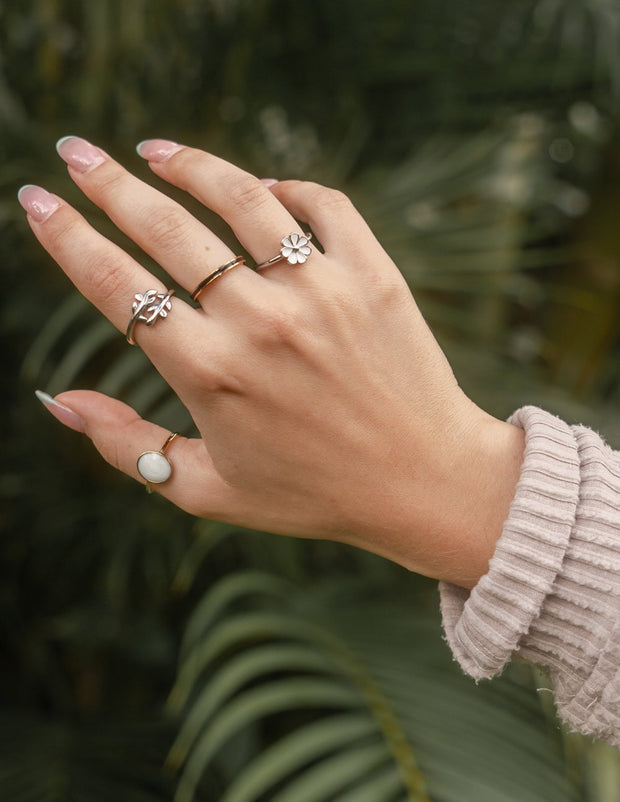 Elevated Faith Daisy Ring Christian Ring