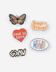 Elevated Faith Enamel Pin Set Christian Pin